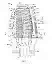 Fig. 05 - Cooled turbine blade with leading edge flow redirection and diffusion