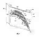 Fig. 06 - Cooled turbine blade with leading edge flow redirection and diffusion