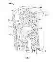 Fig. 08 - Cooled turbine blade with leading edge flow redirection and diffusion
