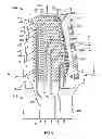 Fig. 05 - Cooled turbine blade with trailing edge flow metering