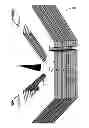 Fig. 01 - Film with alternating stripes and strands and apparatus and method for making the same