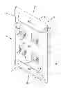 Fig. 01 - Low profile faceplate having managed connectivity