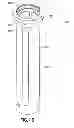 Fig. 12 - Injection device with plural dosage setting windows