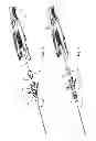 Fig. 10 - Guidewire extension system for a catheter placement device