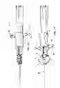 Fig. 19 - Guidewire extension system for a catheter placement device