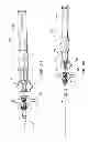 Fig. 20 - Guidewire extension system for a catheter placement device