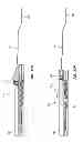 Fig. 42 - Guidewire extension system for a catheter placement device