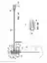 Fig. 22 - Motorized bone cement mixing and delivery system with an enlarged connector for connecting to the cannula through which the cement is injected into the patient