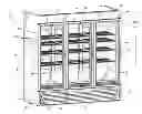 Fig. 01 - Dual temperature refrigerated merchandiser