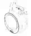 Fig. 01 - WALL-MOUNTED DRUM-TYPE WASHING MACHINE