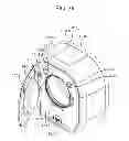 Fig. 37 - WALL-MOUNTED DRUM-TYPE WASHING MACHINE