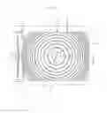 Fig. 10 - Washing machine having a plurality of concentrically formed recessed portions on the tub
