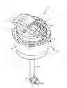 Fig. 01 - Pressure piston actuator with non-rigid shaft