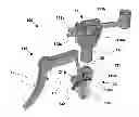 Fig. 01 - Pneumatic gun having mechanically-actuated pneumatic valve
