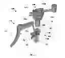 Fig. 02 - Pneumatic gun having mechanically-actuated pneumatic valve