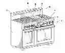 Fig. 01 - Home appliance with improved griddle cover