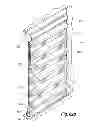 Fig. 40 - Retractable shade with collapsible vanes