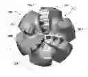Fig. 01 - Drill bits having depth of cut control features and methods of making and using the same
