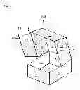 Fig. 02 - Bakery boxes having removable parts comprising plates and other tableware