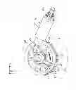 Fig. 10 - Actuating drive of an air passage device