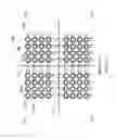 Fig. 04 - Quantum processor comprising a second set of inter-cell coupling devices where a respective pair of qubits in proximity adjacent unit cells crossed one another