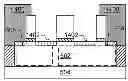 Fig. 01 - Silicon controlled rectifier (SCR) device for bulk FinFET technology