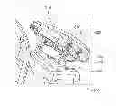 Fig. 01 - CONNECTION STRUCTURE OF DOOR LATCH AND DOOR HANDLE BASE