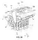 Fig. 18 - Integrated two dimensional robotic palm for variable pitch positioning of multiple transfer devices