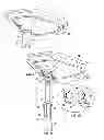 Fig. 12 - Node seat to base mounting assembly