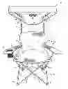 Fig. 01 - Fan-cooled collapsible canopy chair