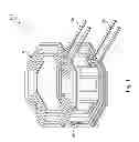 Fig. 13 - Structure for a transformer with magnetic features