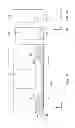 Fig. 16 - Perpendicular magnetic write head and magnetic recording device having additional magnetic layer contacting front yoke and shield