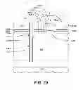 Fig. 22 - Method of forming a backside contact structure having selective side-wall isolation