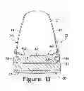 Fig. 19 - Article of footwear with a removable foot-supporting insert