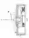 Fig. 15 - Control assembly for controlling the rotation of a turnstile