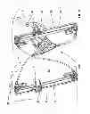 Fig. 09 - Window regulator module having carrier plate forcing arcuate rails to acquire helical twist