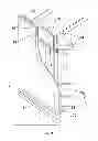 Fig. 16 - Apparatus for a wind resistant and post load re-tensioning system utilizing a composite fabric and attachment apparatus