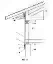 Fig. 20 - Apparatus for a wind resistant and post load re-tensioning system utilizing a composite fabric and attachment apparatus