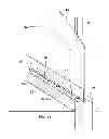 Fig. 21 - Apparatus for a wind resistant and post load re-tensioning system utilizing a composite fabric and attachment apparatus