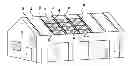 Fig. 01 - Solar panel attachment system for a roof