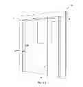 Fig. 10 - Door frame post, and door frame assembly comprising same and kit for assembly of same