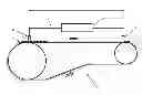 Fig. 01 - Apparatus and method for measuring the stretch of a chain which circulates endlessly in the apparatus