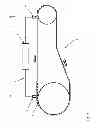 Fig. 02 - Apparatus and method for measuring the stretch of a chain which circulates endlessly in the apparatus