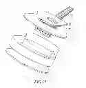 Fig. 14 - Hand actuated tremolo system for guitars