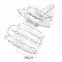Fig. 15 - Hand actuated tremolo system for guitars