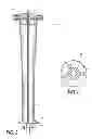 Fig. 03 - Aerodynamic radiant wall burner tip