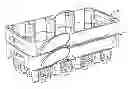 Fig. 01 - Stackable low depth tray
