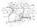 Fig. 01 - Hydro-electric power plant comprising a grating assembly for taking water into the turbine, which is designed to discharge floating debris stopped by the grating