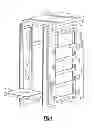 Fig. 04 - Enhanced computer rack having an integrated lift rail and/or tool design