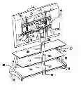 Fig. 01 - Television support and mounting kit